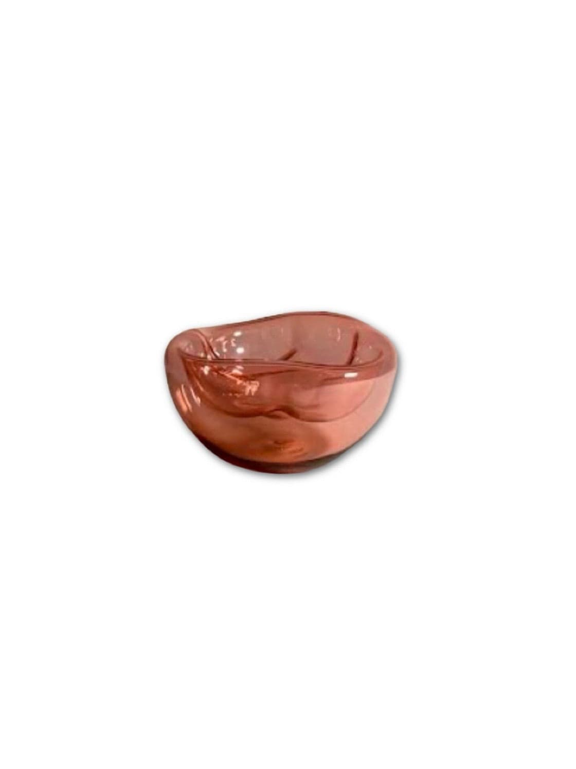 Jemma Van Osch Transparent Cashmere Pink Jemma Van Osch Glass Bowl Small La Bomba Floristry Vancouver Canada