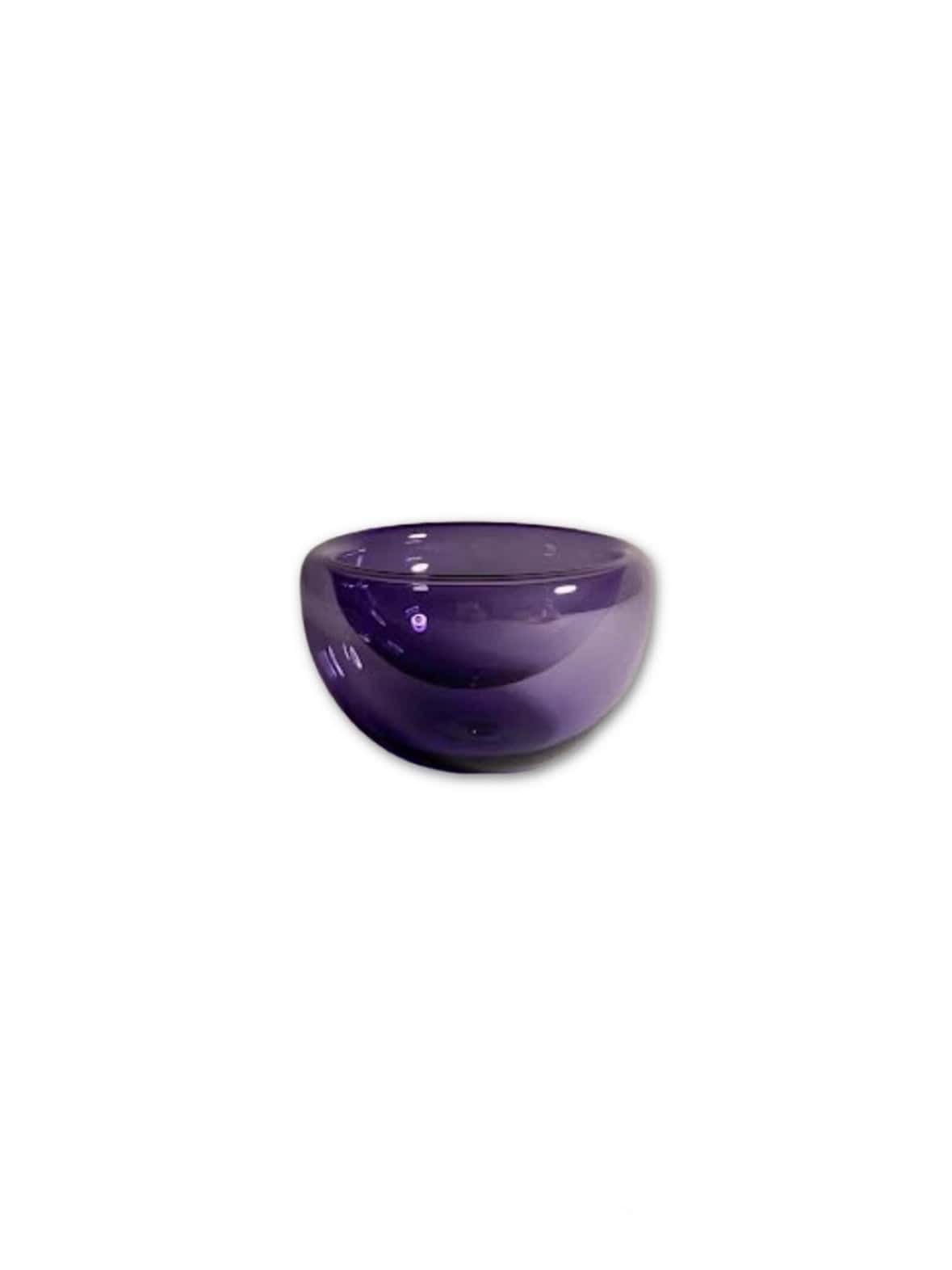 Jemma Van Osch Transparent Purple Jemma Van Osch Glass Bowl Small La Bomba Floristry Vancouver Canada